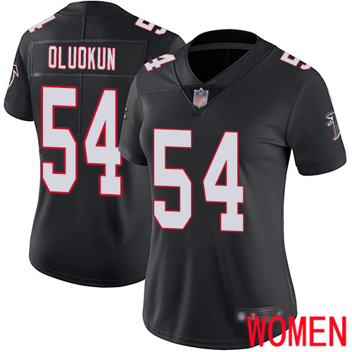 Atlanta Falcons Limited Black Women Foye Oluokun Alternate Jersey NFL Football #54 Vapor Untouchable